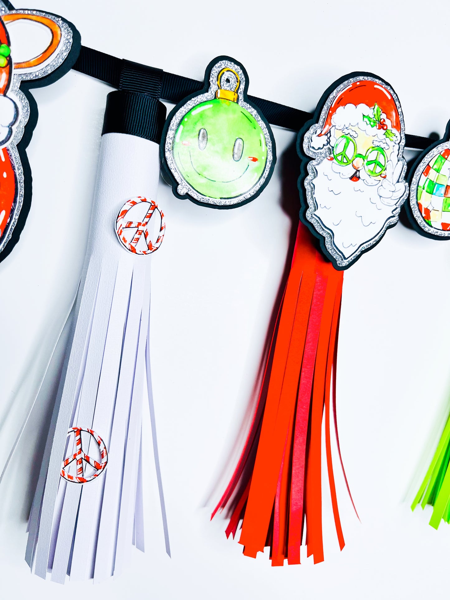 Groovy Christmas Tassel Garland